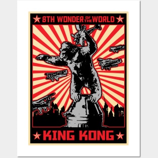 KING KONG 1933 - Propaganda poster Posters and Art